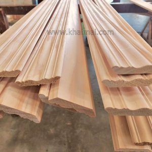 ไม้คิ้ว ไม้บัวบน ไม้บัวฝ้าเพดาน ไม้มอบฝ้าเพดาน ขนาด 3 นิ้ว