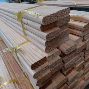 ไม้คิ้ว คิ้วไม้ ขอบเกล็ด หน้ามน